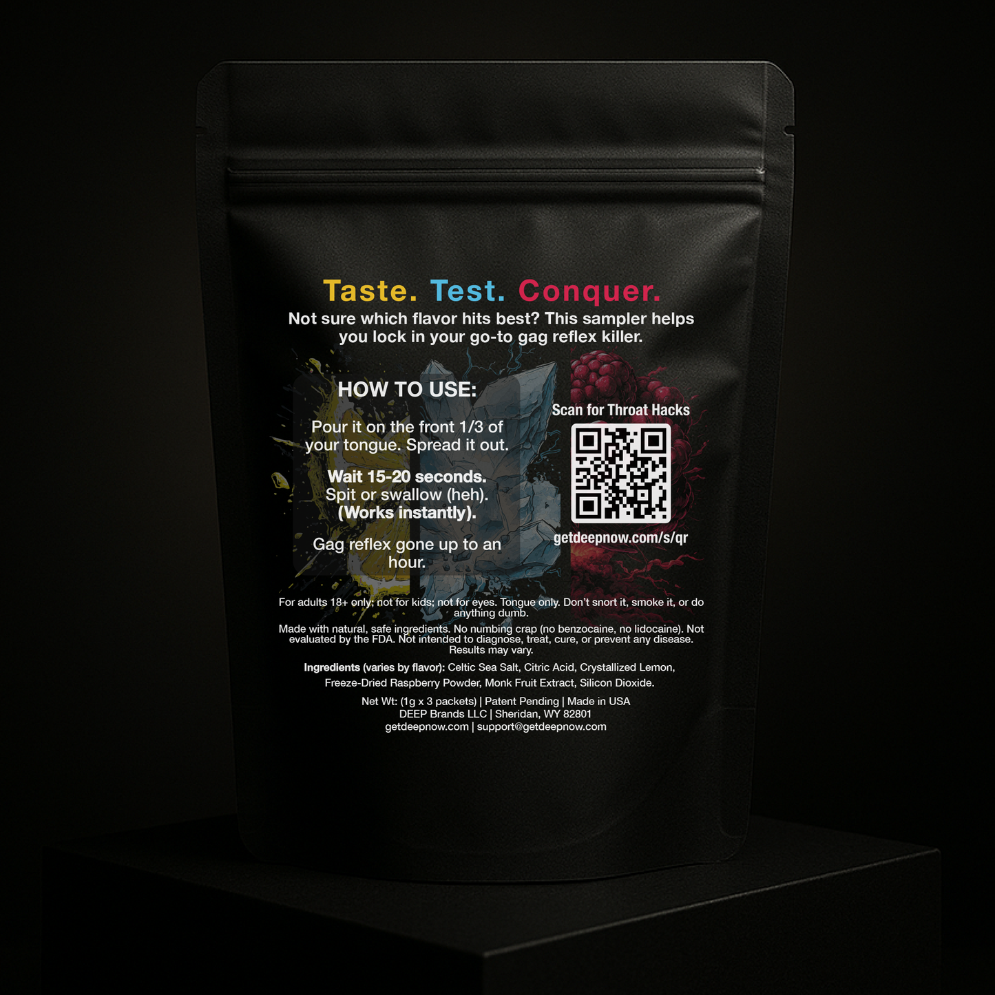 DEEP 3-Pack | Test your flavor. Find your weapon of choice.